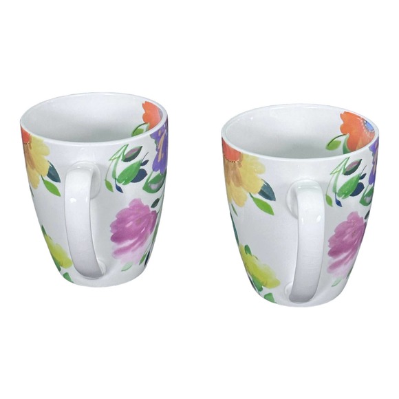 Mikasa Provence Garde Coffee Mugs Floral Tea Cups by Kim Parker - Picture 5 of 11